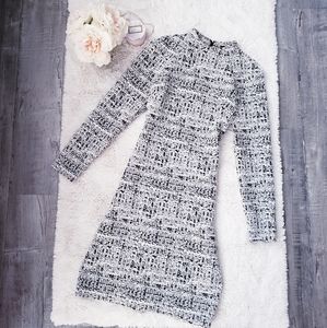 DKNY Printed Raglan-Sleeve Mini Sheath Dress